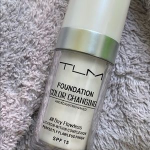 TLM color changing foundation